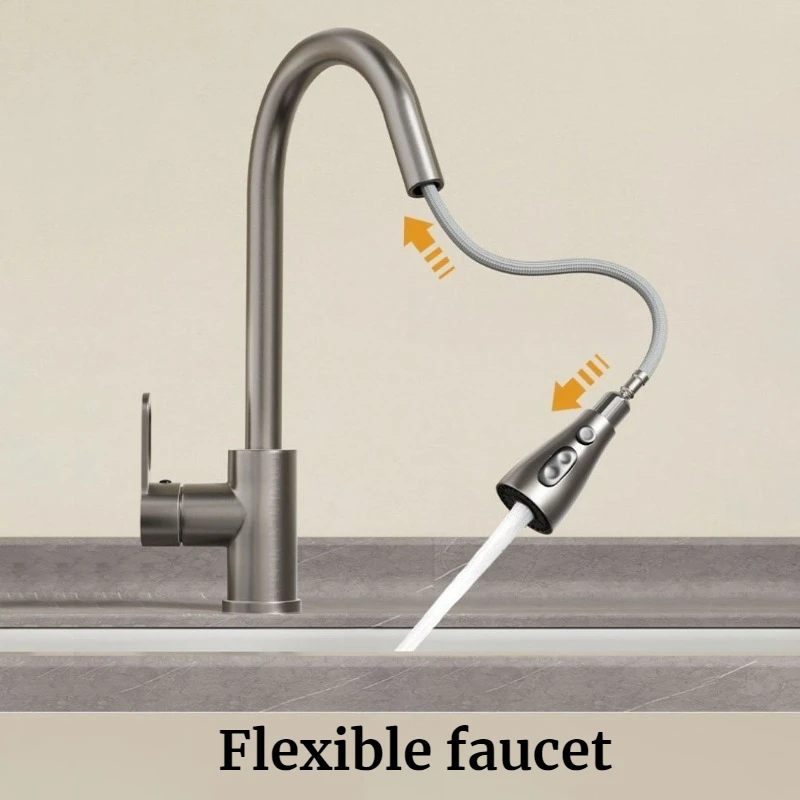 Rotatable Washbasin Faucet Mounted Hot Cold Mixer Water Bathroom Sink Faucet Household Single Handle Bathroom Accessories