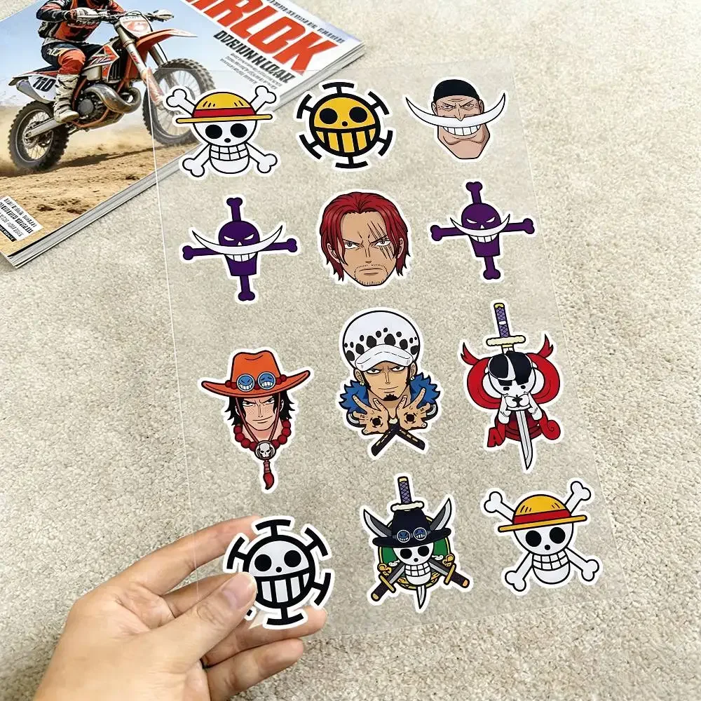 One Piece Waterproof Reflective Motorbike Stickers Easy Peel Removable Decals for Motorcycle Car