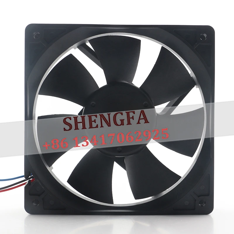 Delta High Air Volume 120x120x25MM 12025 12CM with Mainboard Speed Regulation AFB1212VH-R00 DC12V 0.60A Cooling Fan