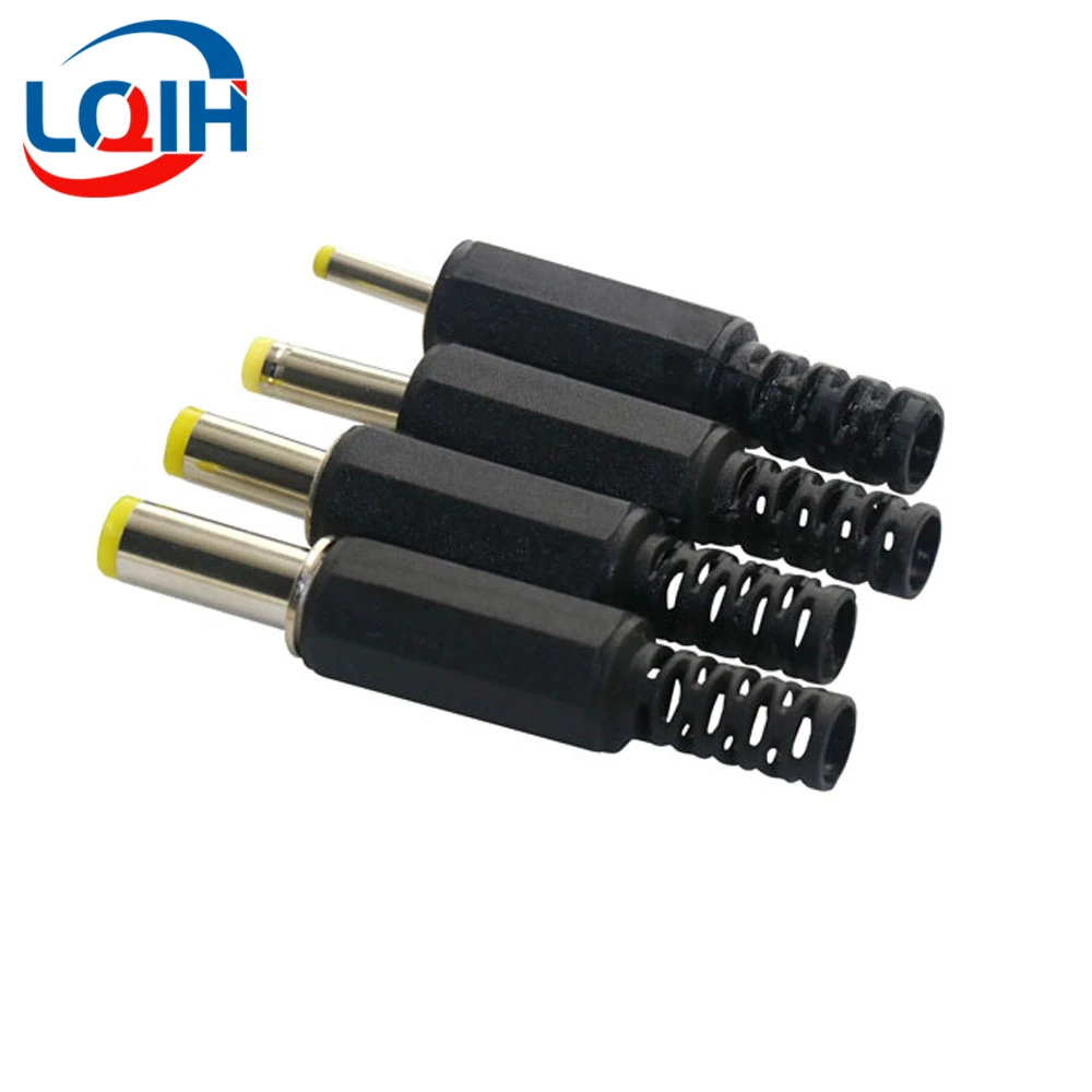 10PCS DC Power Adapter plug 2.5*0.7mm 4.0/4.8*1.7mm  5.5*2.1mm 5.5*2.5mm DC Plug Connector Welding Line Male Plug