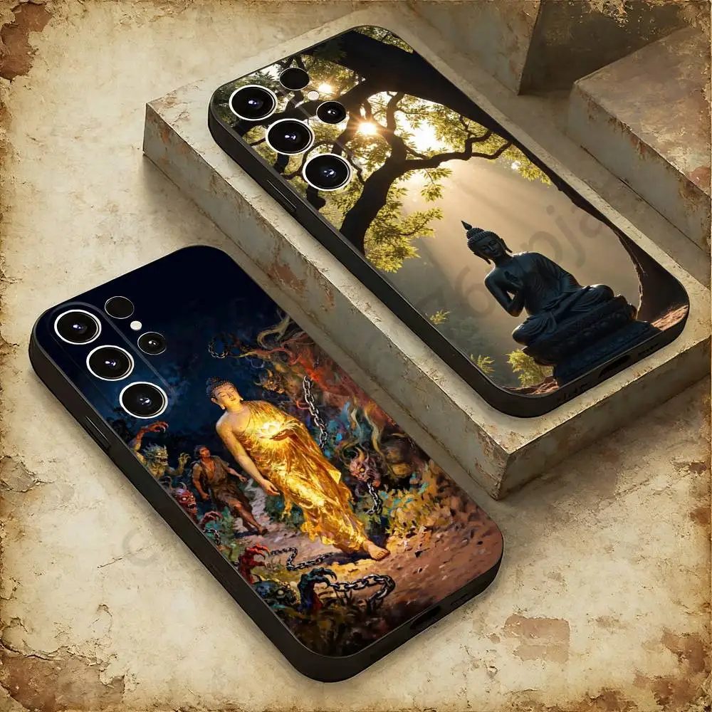 

Shakyamuni Buddha Phone Case For Samsung GalaxyA53,51,72,73,31,30,42 Soft Silicone Phone Protective Case