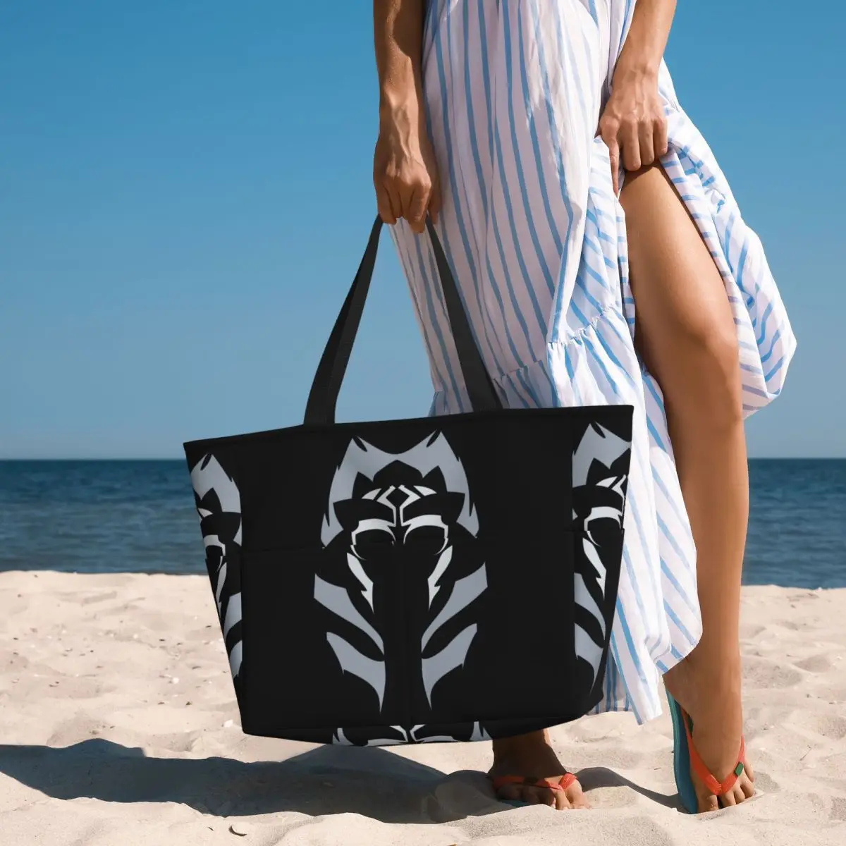 Ahsoka Storm Beach Tote Bag Deporte Gimnasio Yoga Duffle Bolso grande Bolsa de viaje para mujer Bolsa de fitness
