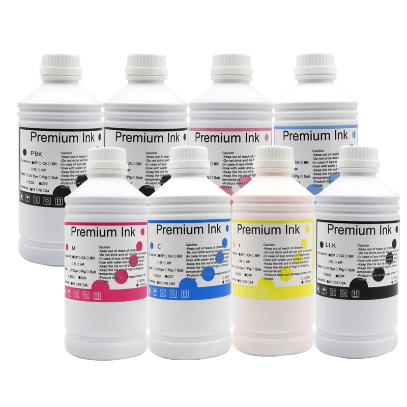 1000ML Waterproof Pigment Ink For Epson P6000 P7000 P8000 P9000 P6080 P7080 P8080 P9080 Inkjet Printer T8041 T8049 T8061 Ink