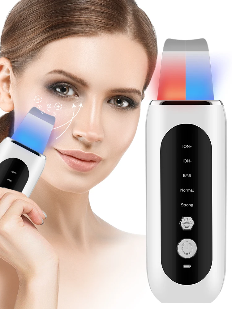 Ultraschall-Haut wäscher Scrub ber tief vibrieren Gesichts reiniger Schaufel Gesichts wäscher Peeling Schwarzkopf entferner Gesichts massage gerät