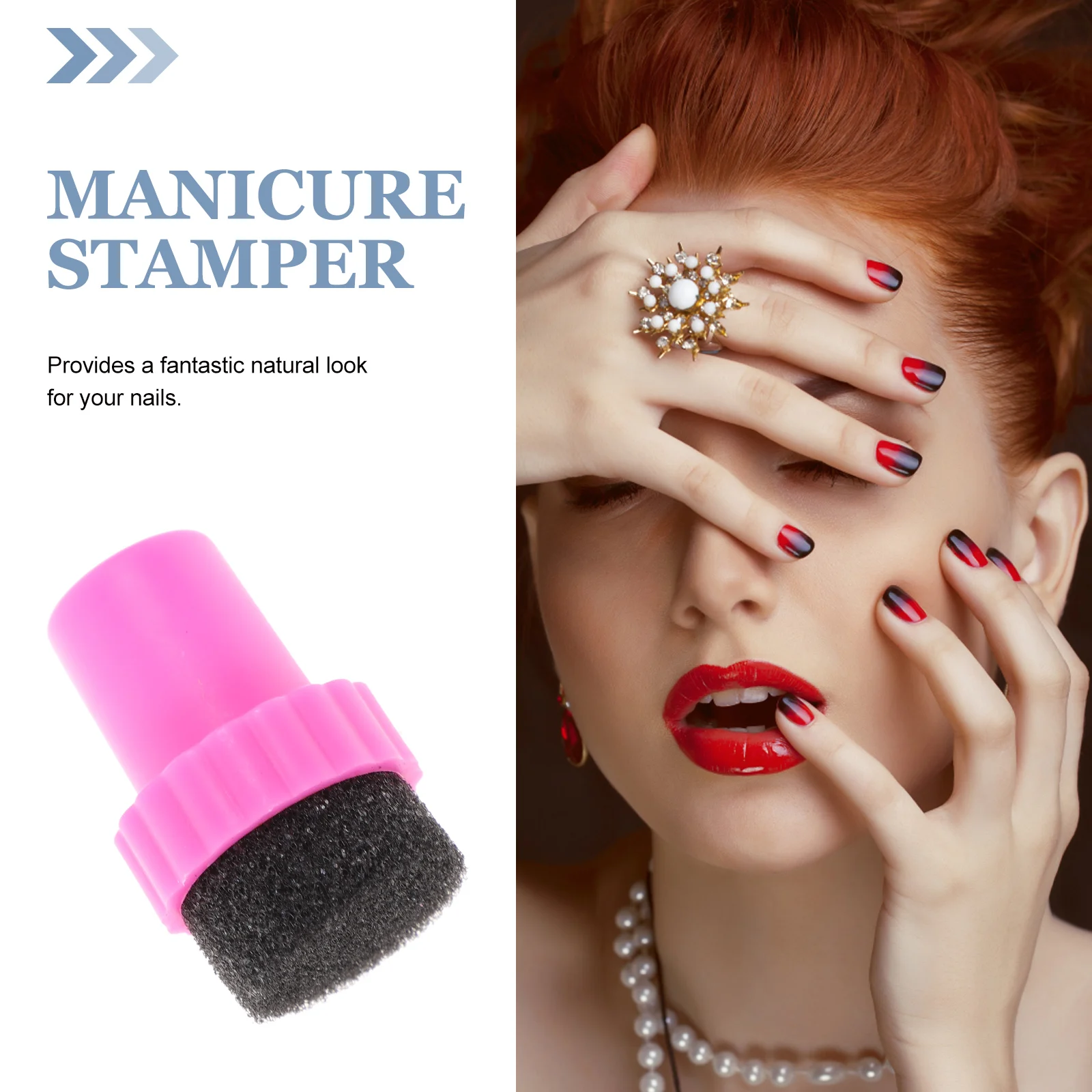 

10pcs Gradient Sponge Block Stamping Nail Art Tools 3d Make up Sponges Stamper Manicure Seal Beginner Practice