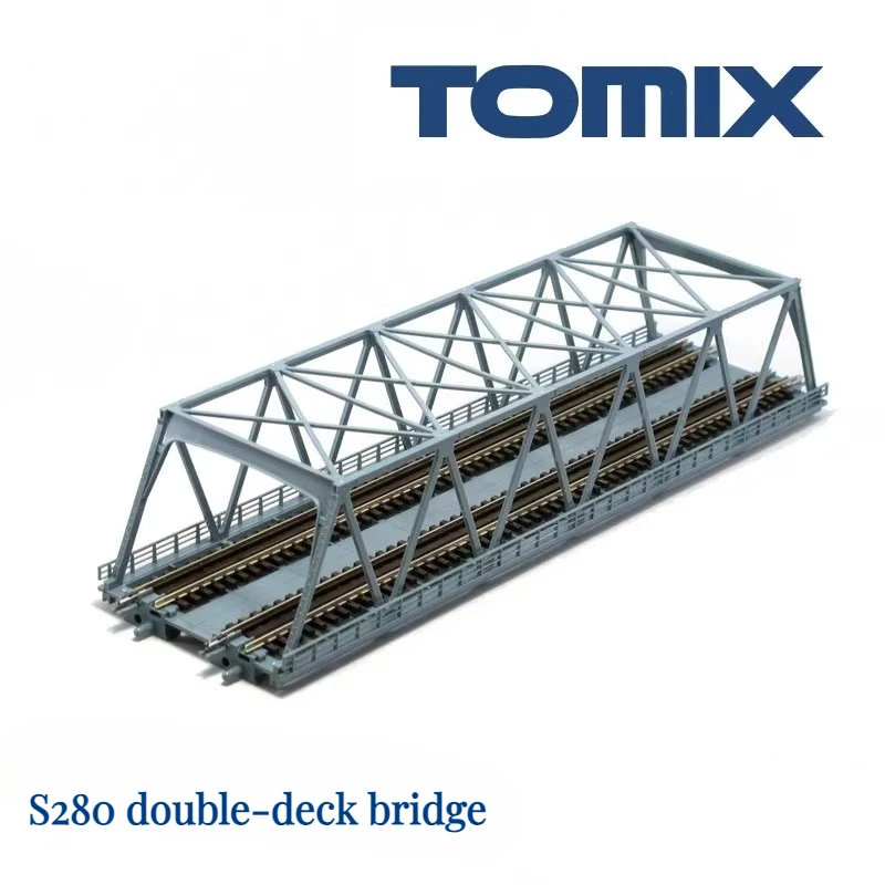 

TOMIX N-type 1/140-160 Train Set Accessory 3051 Double Track Bridge 28 Cm Long Green Train Model Boys Toy