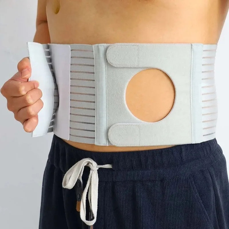 Belt for Men and Women, Ostomy Hernia Support Belt, Abdominal Binder Brace, Stoma Support Wraps, Unisex, 1Pc