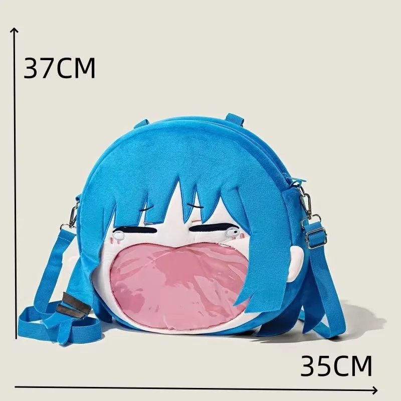 Puella Magi Madoka Magica Itabag Large-capacity Plush Backpack Anime Kasane Teto Saber Peripheral Girl Holiday Gifts Commuting