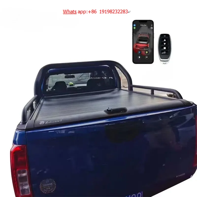 Zolionwil Retractable Waterproof Electric Bed Cover Aluminum Roller Lid for GWM Ute Poer Cannon Great Wall Pao P-Series