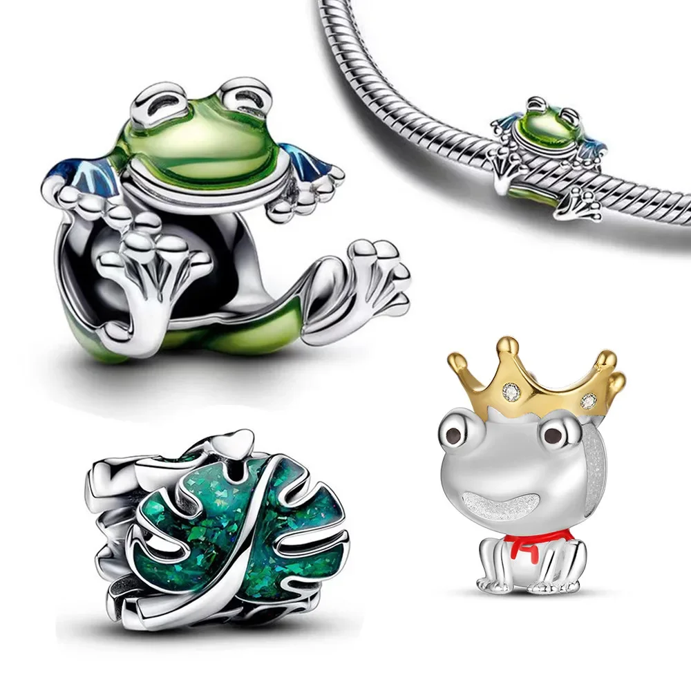 

Climbing Frog Charms Beads 925 Sterling Silver Charm Fit Original Pandora Bracelet for Women Beads for Jewelry Making