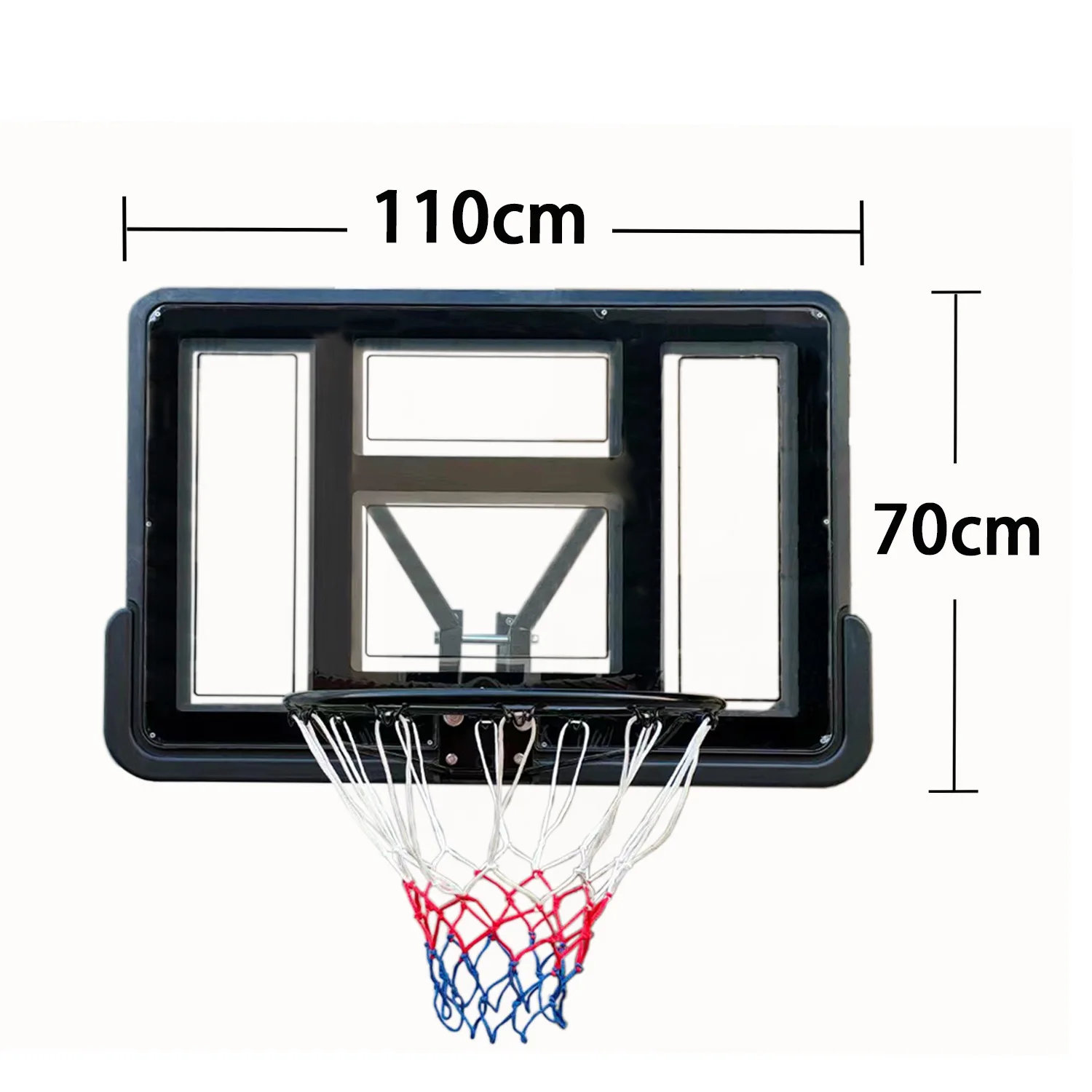 Regulowany, montowany na ścianie system koszykówki do użytku wewnątrz i na zewnątrz - tablica do treningu dla dorosłych i dzieci w domu