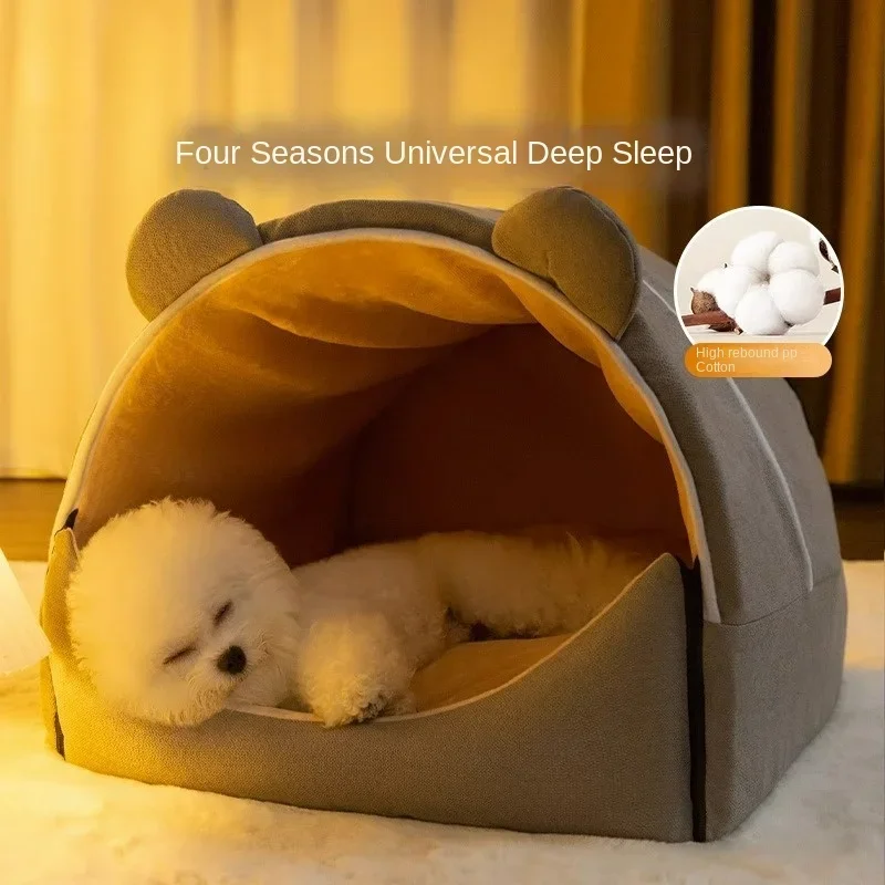 

The Kennel Is Universal in All Seasons, Fully Removable and Washable for Small and Medium-sized Dogs Teddy's Kennel Pet Nest Pad