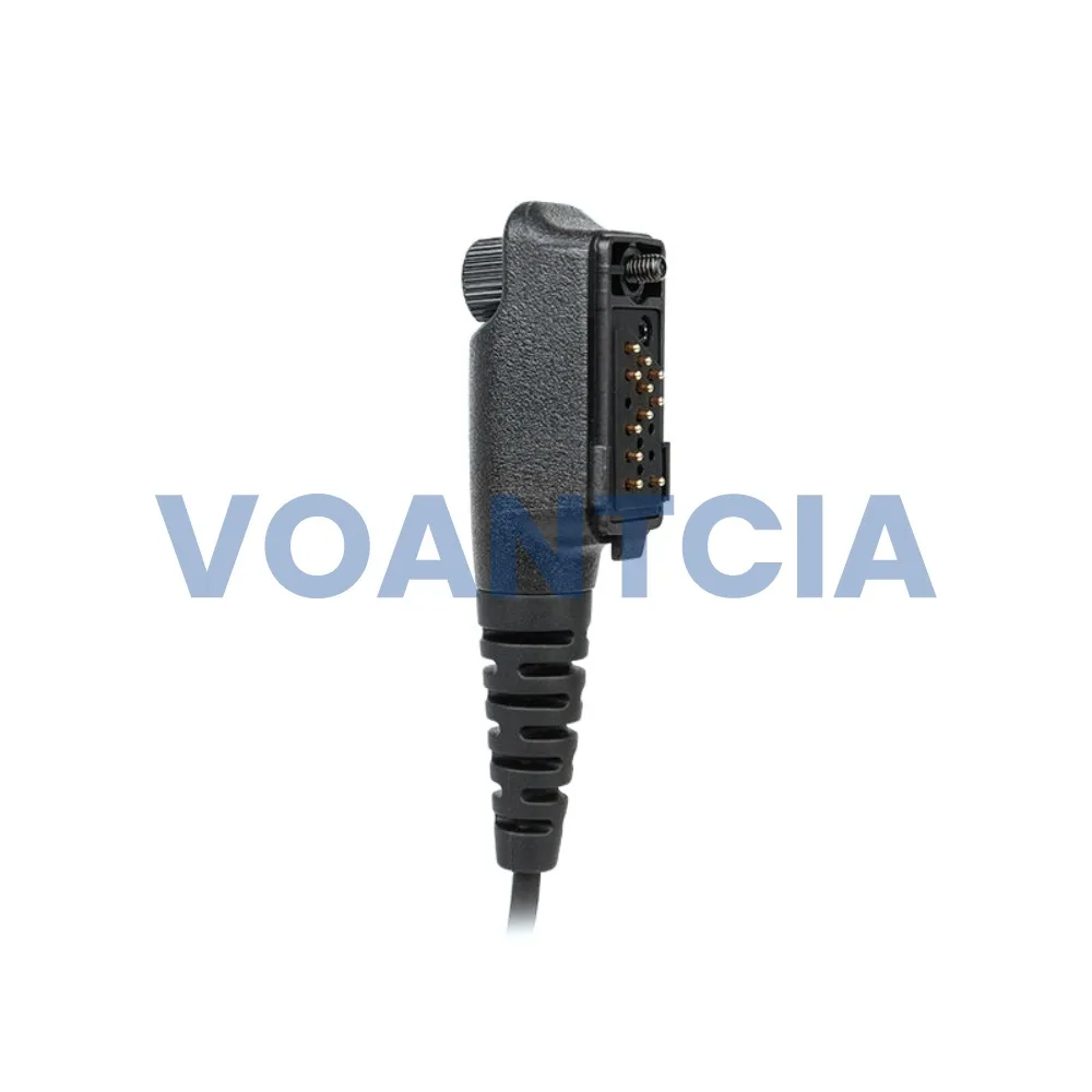 سماعة أذن أنبوبية شفافة مع ميكروفون PTT لطية صدر السترة لملحقات جهاز الاتصال اللاسلكي EADS TPH900