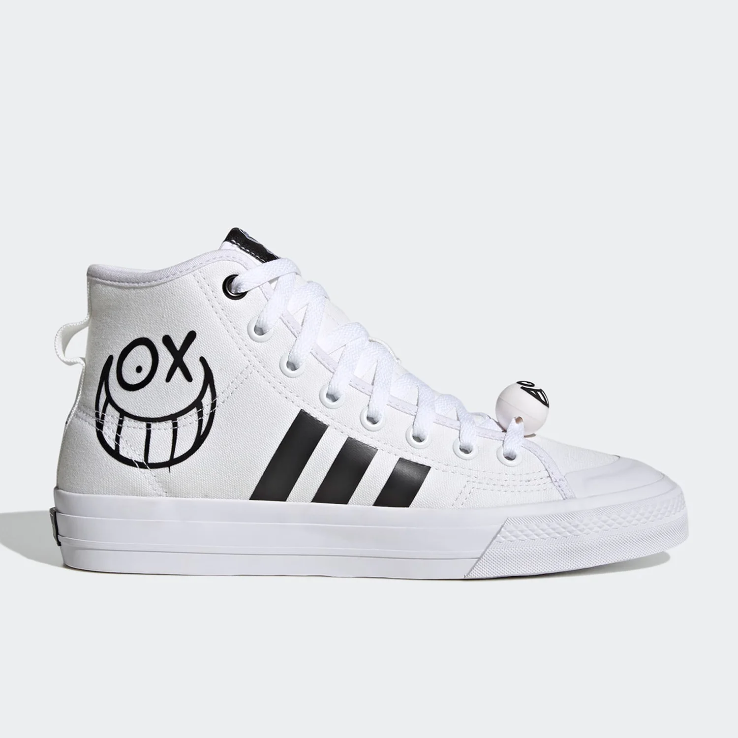 アディダス 正規品 スーパースター ユニセックス キャンバス ハイトップ カジュアル スニーカー HQ6861