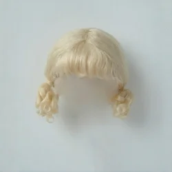 JD294 Full Sizes Baby Curl Twintail Mohair BJD Wigs 1/12 1/8 1/6 1/4 1/3 SD DOD QBaby Pullip Blythes Doll Hair Toy Accessories