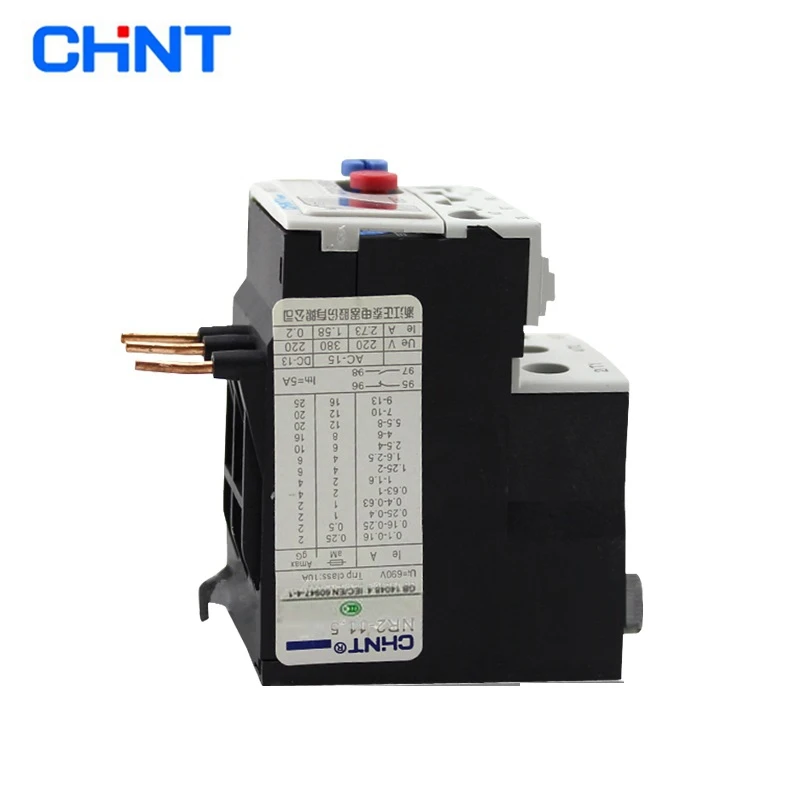 CHINT Thermal Overload Relay Protector Current Relay NR2-11.5/Z 1-1.6A 1.6-2.5A 2.5-4A 4-6A 5.5-8A 7-10A Work with NC6 Contactor