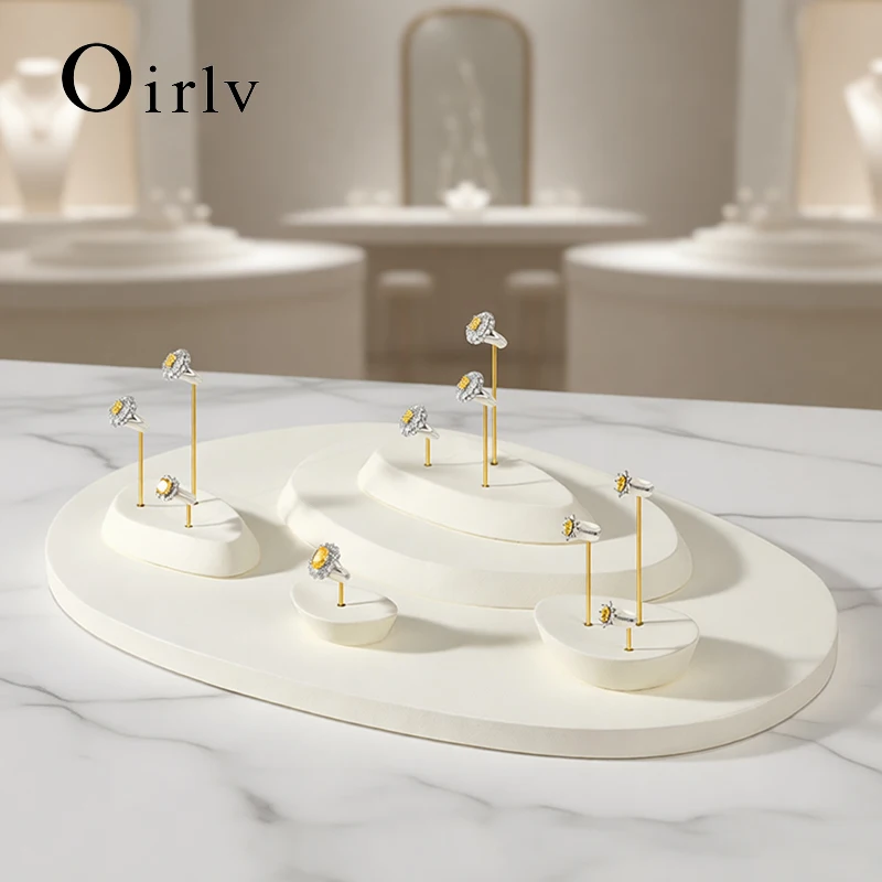 

Oirlv Luxury Jewelry Display Stand Ring Display Props Counter Cabinet Window Exhibition Rack Ring Fashion Jewelry Display Rack