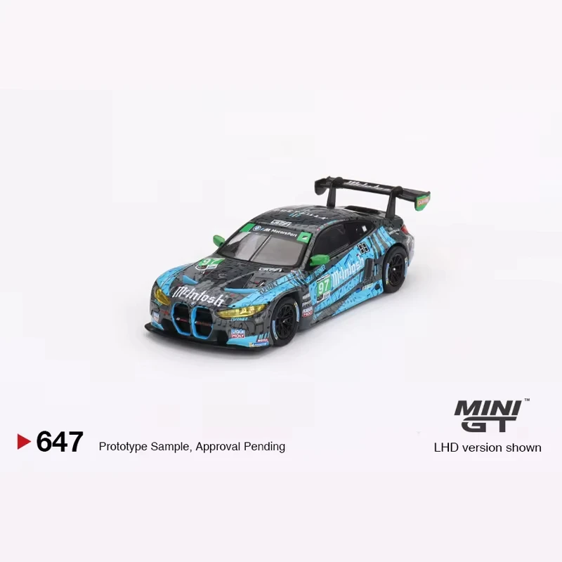 

TSM MINIGT 1/64 647 M4 GT3 #97 Diecast Model Car Kids Toys Gift