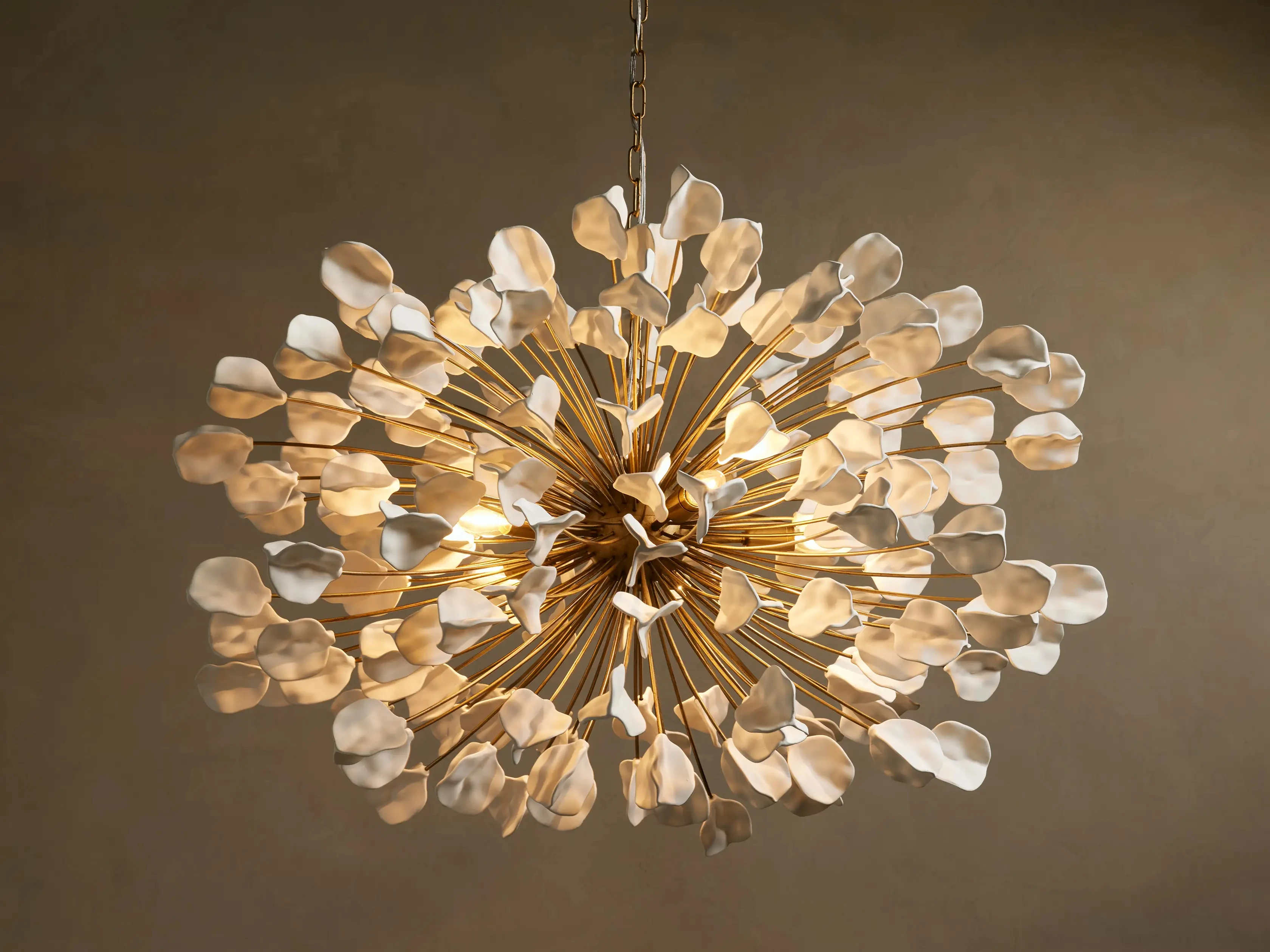 

American Lunaria Chandeliers Modern Gorgeous LED Nordic Luxury Villa Living Room Kitchen Bar Luster Hanging Lighting Fixture