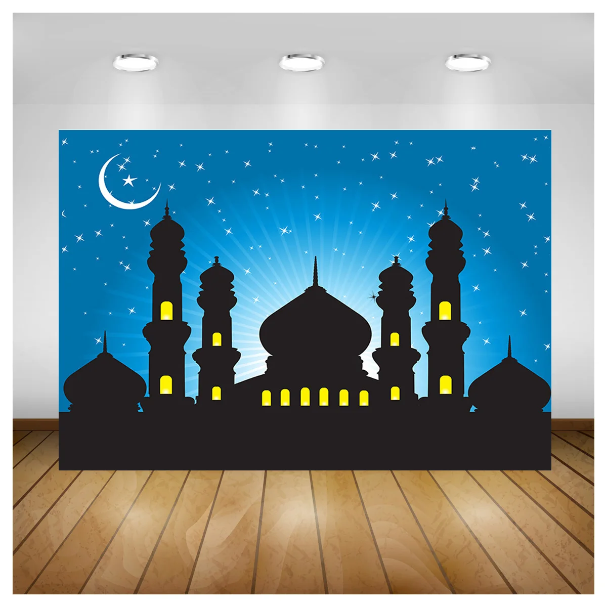 Хэллоуин Ретро Храм Фон Для Фотографии Опора Пейзаж Детская Крытая Тема Фотостудия Фон VT-01