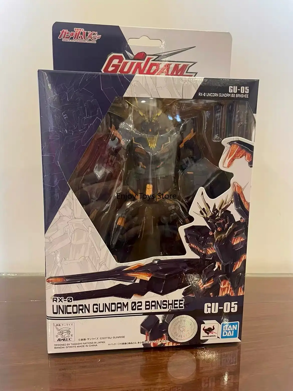 

In Stock Bandam Universe GU 06 Unicorn Gundam Banshee Spot Model Toys
