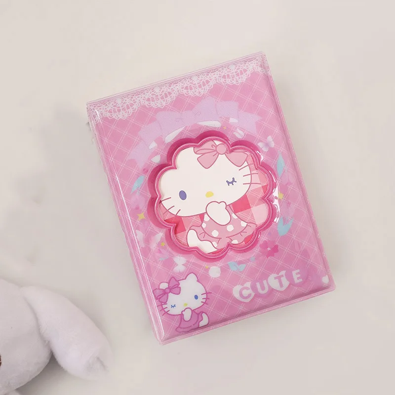 Sanrio Kawaii Hellokittys Kuromi Cinnamoroll Mymelody почтовый фотоальбом аниме Idol маленькая карточка камера альбом для хранения фотографий