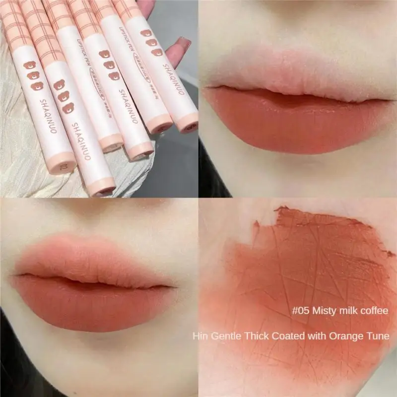 Silky Not Easy To Stick To The Cup Lipstick Portable Safety Make Up Hold Makeup Matte Show White Skin Friendly Comfortable