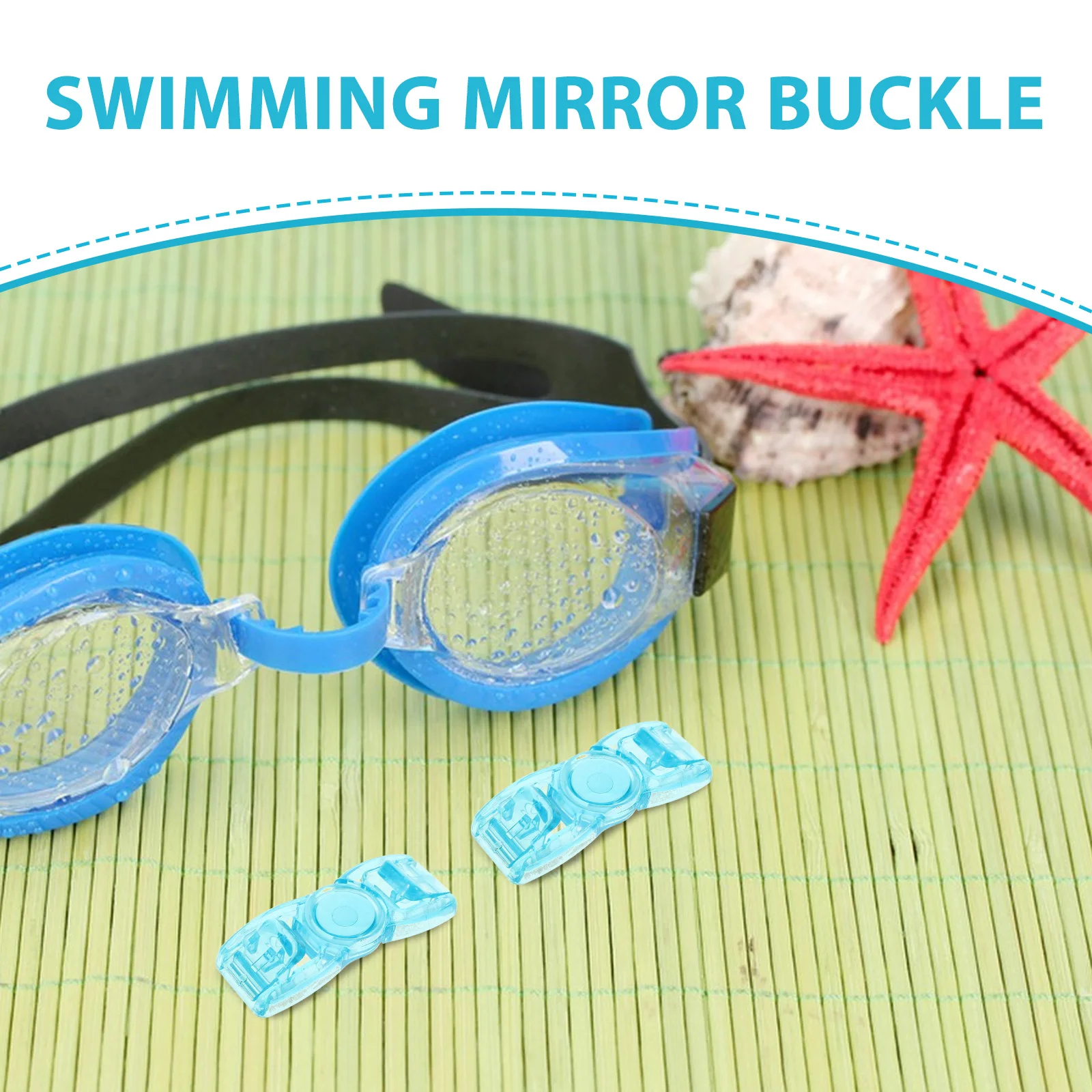 

Swimming Goggles Connectors Adjustment Button Fastener Buckle Strap Head Fasteners Buckles