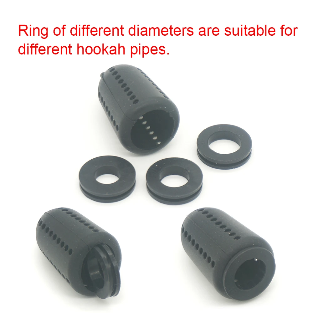 1Set Silicone Hookah Silencer Muffler Shisha Accessories Pipas Fumar Hierba Chicha Complete Narguile Cachimba