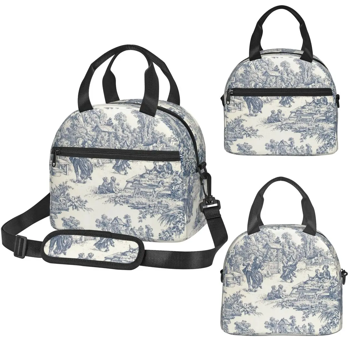 

Термосумка для обедов Toile De Jouy Number 2 Pj5bfflb1xm для женщин, офисная термосумка-холодильник, портативный ланч-бокс