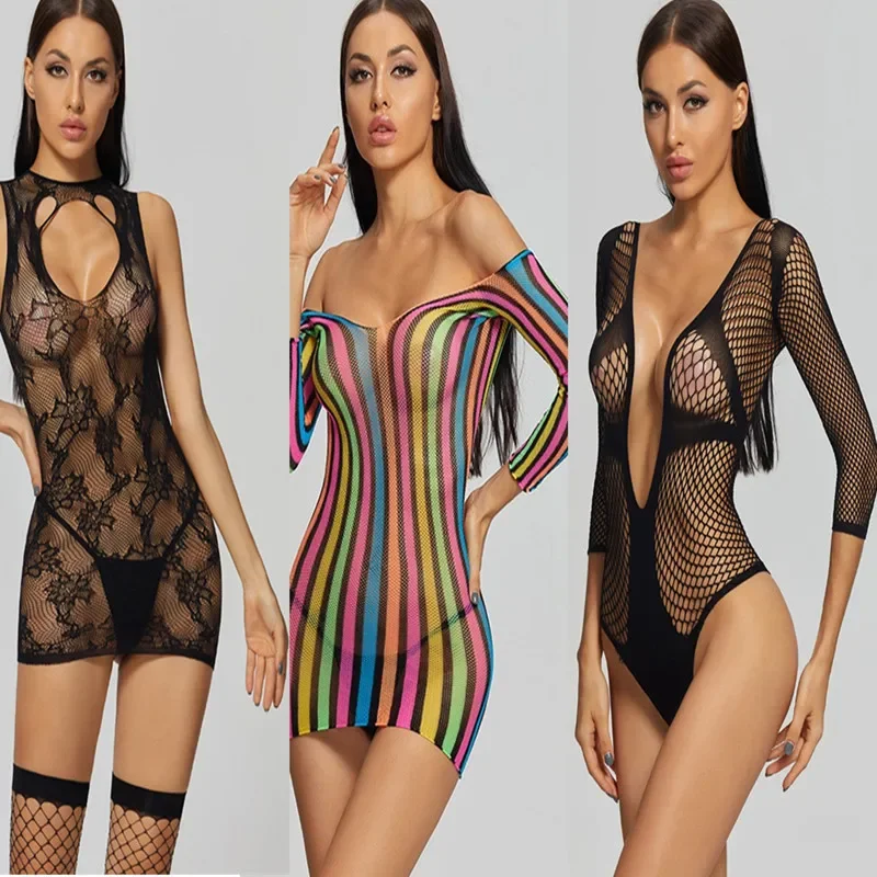 

Сексуальное женское белье Babydoll, эротическое платье, юбка, униформа, полая кружевная женская ночная рубашка, экзотическое нижнее белье, костюм для косплея