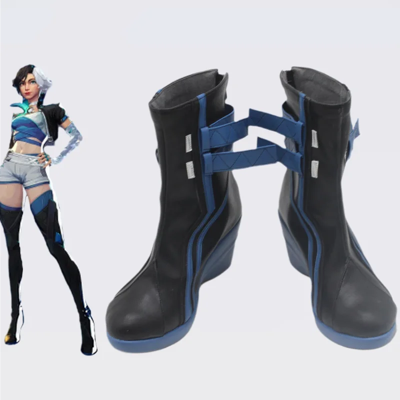 

Seol Hee Luna Snow Cosplay Shoes Boots Halloween Party Boots Custom Made