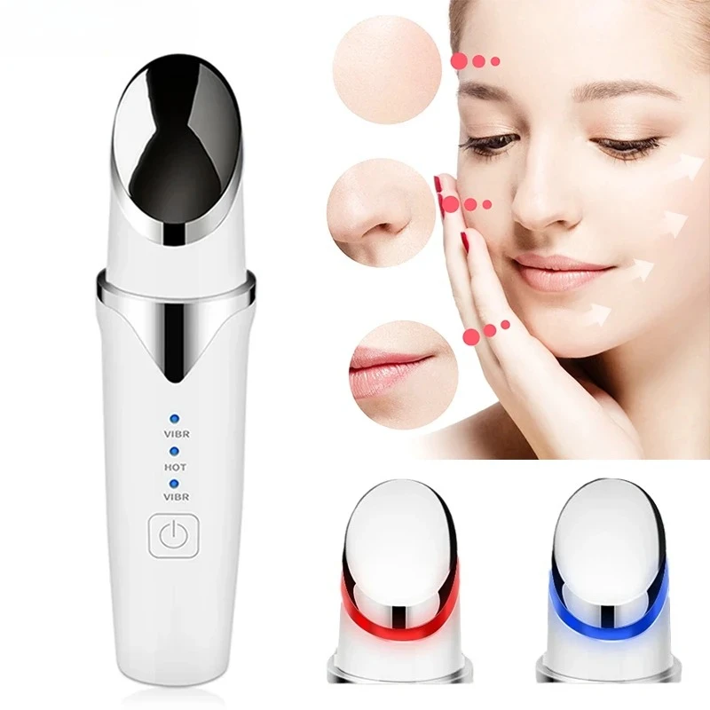 42 °Eye Beauty Device Microcurrent Eye Massager Red Blue Light Remove Eye Bags Dark Skin Beauty Circles Eye Lifting Anti Wrinkle