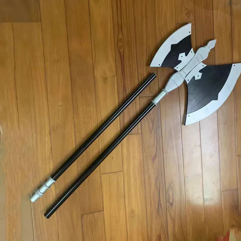 NewFrieren في الجنازة أنيمي تأثيري الموظفين الأداء كوس الدعائم السرخس هيميل عصا لعبة خشبية آيسين الفأس زخرفة عيد ميلاد Gif #5