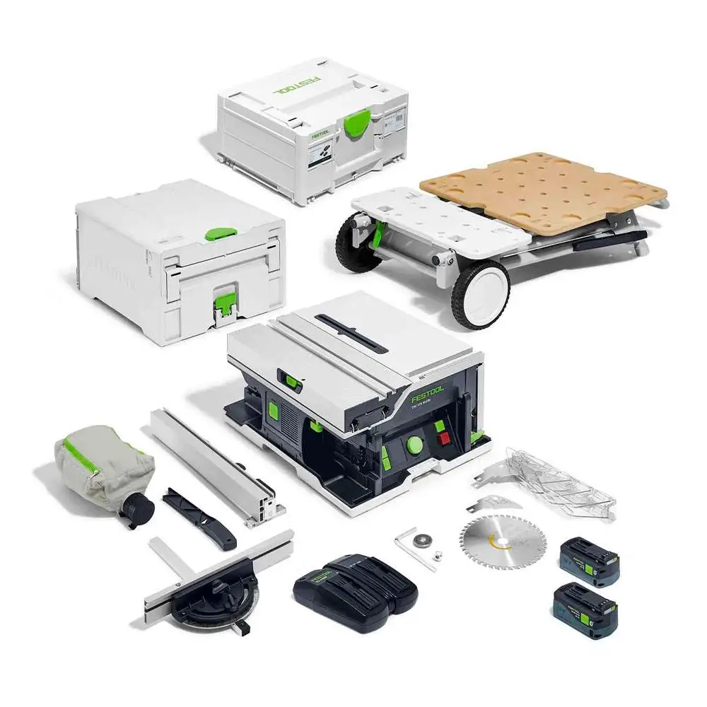 Festool CSC SYS 50 EBI-Set (577381) 36V (18V x 2) 5.2Ah Li-ion Cordless Brushless 168mm Systainer Table Saw Combo Kit