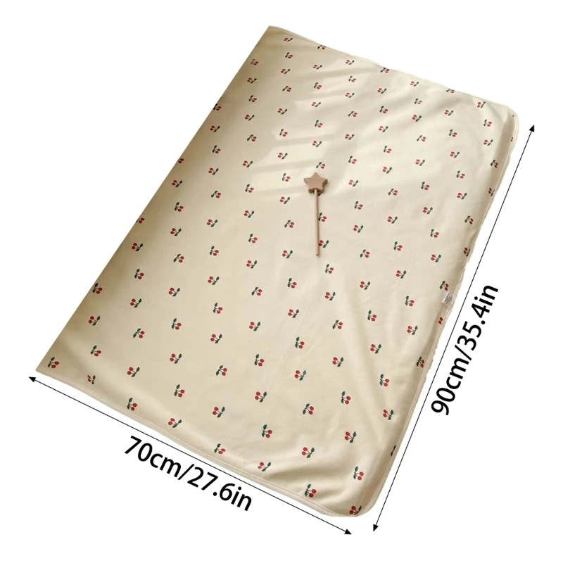 Couche-culotte pour bébé respirante étanche, tapis à langer Portable pour bébé