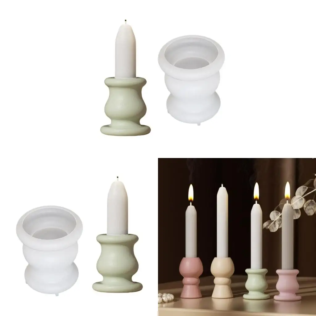 

Silicone Crafting Mold Distinctive Round Holders Moulds Silicone Texture Suitable for Handmade Present