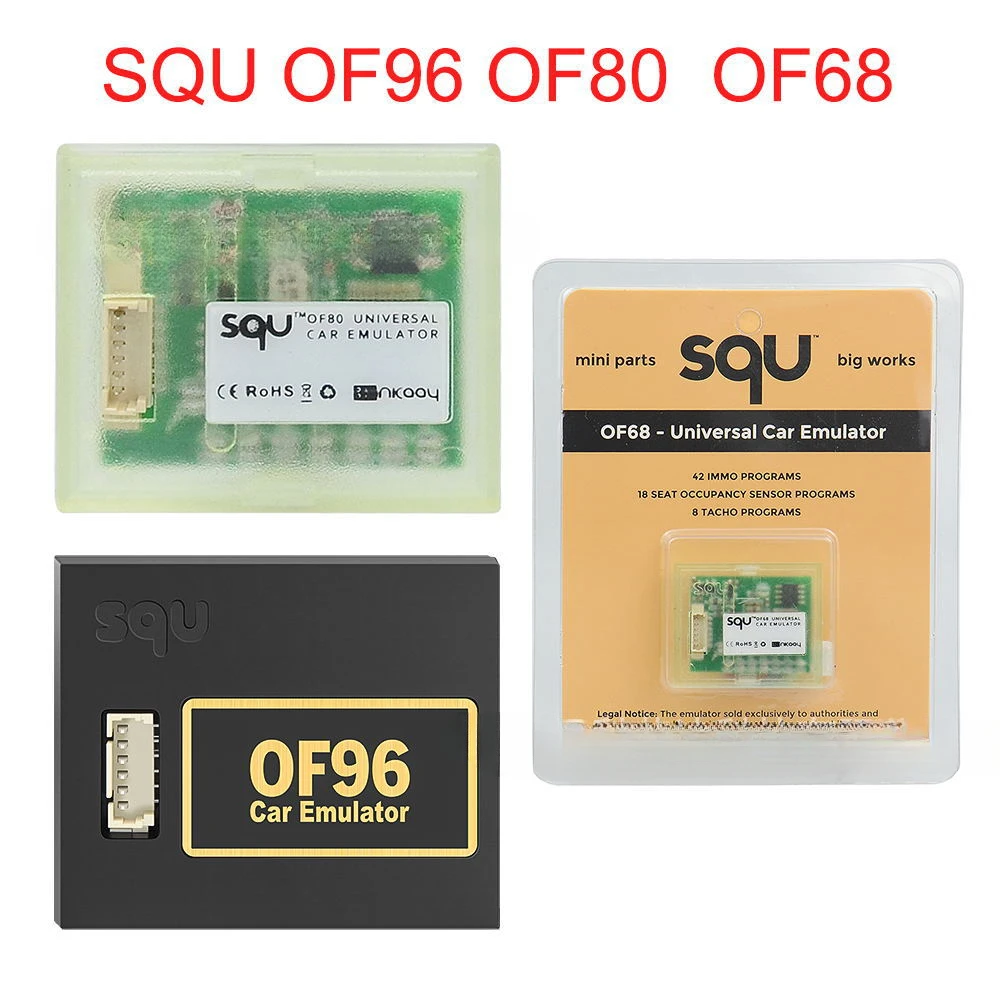 

SQU OF96 OF68 OF80 OF110 emulator IMMO Seat occupancy Tacho