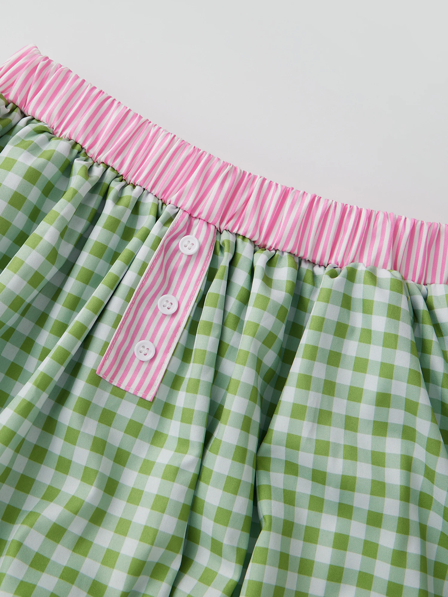 

Женская повседневная юбка трапециевидной формы с эластичным поясом и клетчатым узором, идеально подходящая для повседневной носки, отпуска и мероприятий