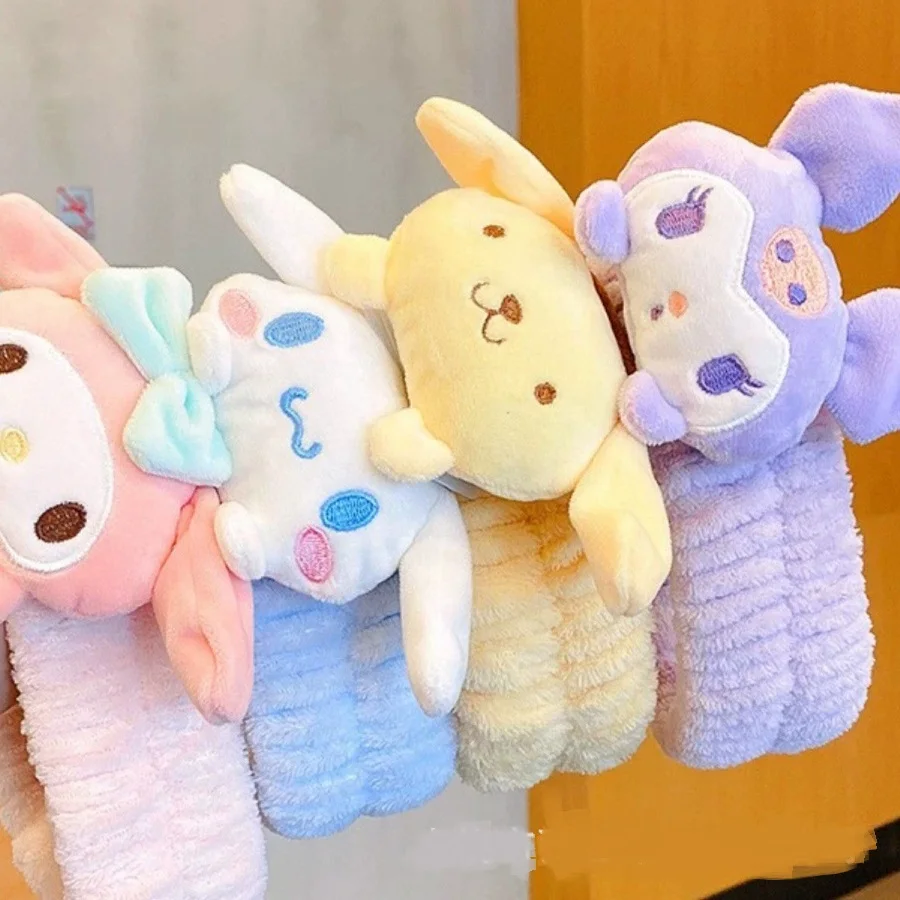 

Adorable Sanrio cartoon Character stitch Hair Loop - Non-Slip, Elastic, Decorative Hair Band for Women - Daily Face Washing