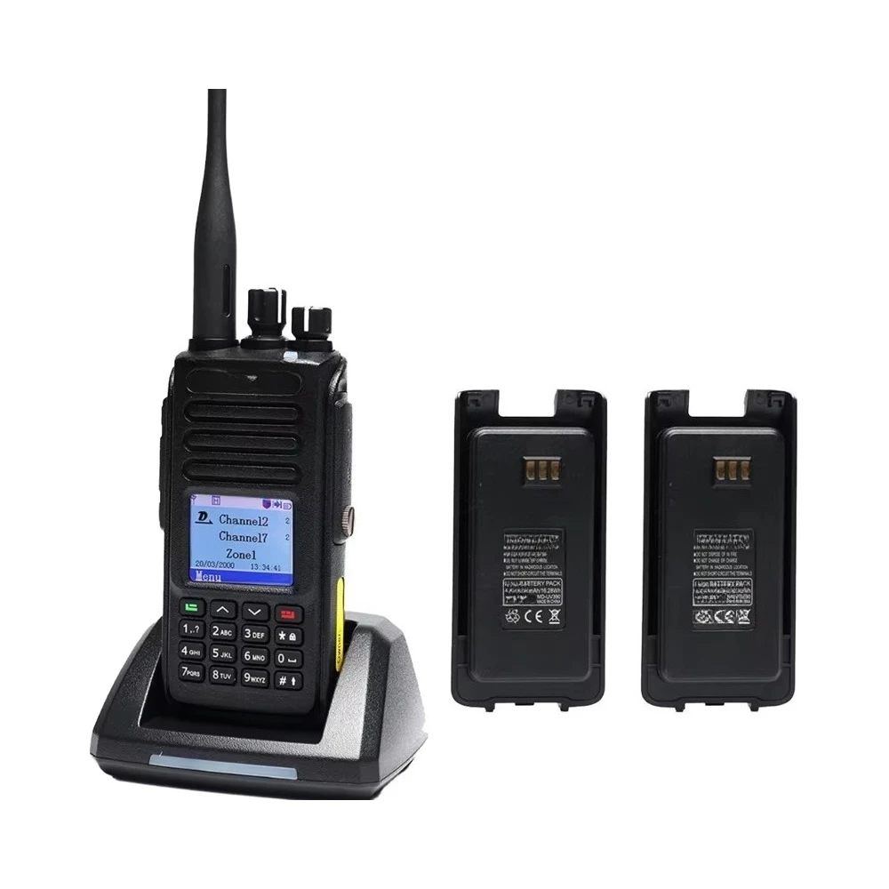 Digital handheld walkie-talkie dual-band dustproof dual-slot repeater