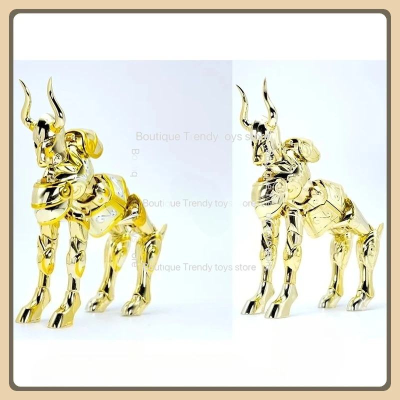 Em estoque modelo CS Saint Seiya Myth Cloth EX Capricórnio Shura Totem/Objeto Ouro Cavaleiros do Zodíaco Figura de ação