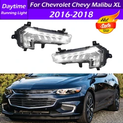 LED Front Bumper DRL Daytime Running Light Front Fog Light Fog Lamp Foglight Assembly For Chevrolet Malibu XL 2016 2017 2018