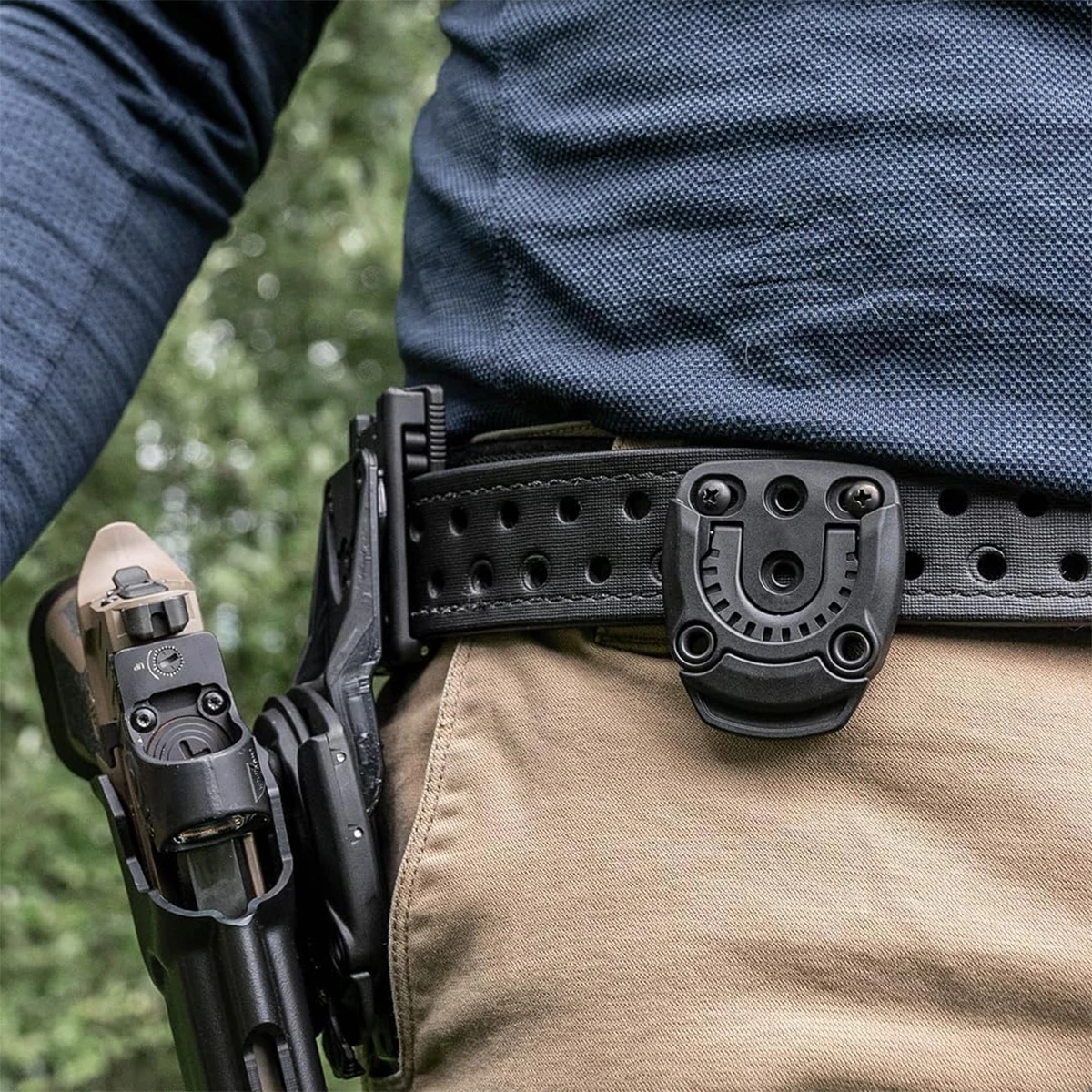 Taktische Jagdwerkzeuge, Holster-Adapter, Mini-Schnellverschluss-Montagesystem - 360-Grad-Rotation, Taktische Hüfttasche – Detail 5