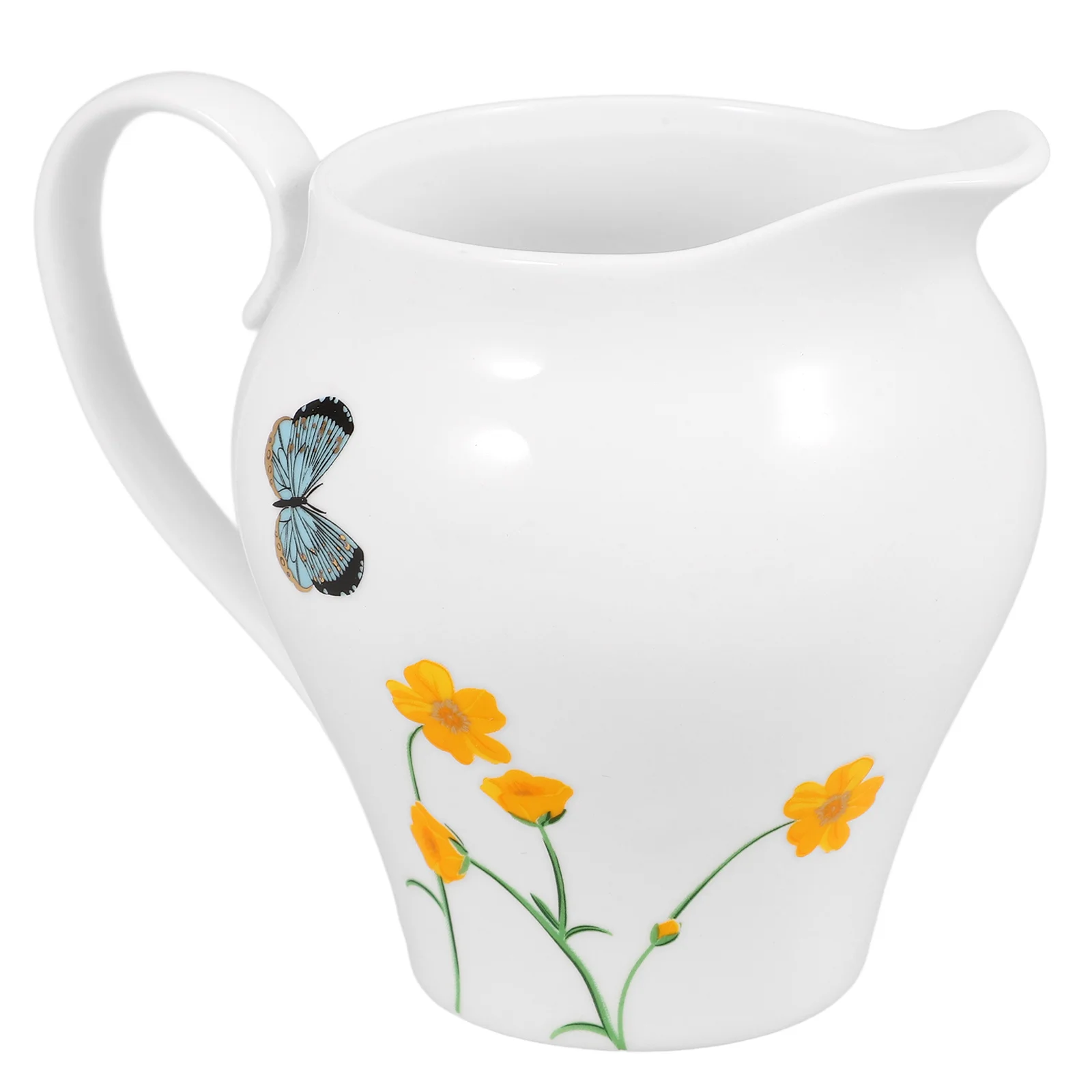 

Ceramic Milk Jug Milk Creamer Pitcher Stylish Use for Coffee Syrup Sauce Serving Ceramic Creamer Pitcher