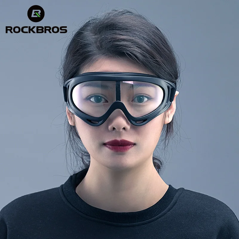 ROCKBROS лыжные очки для сноуборда зимние ветрозащитные очки для катания на лыжах противотуманные велосипедные солнцезащитные очки уличные спортивные очки для снегохода