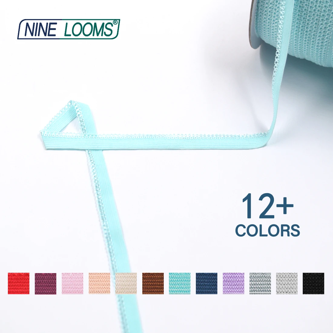 Nove telai Picot Loop Lace Trim elastici 3/8 \