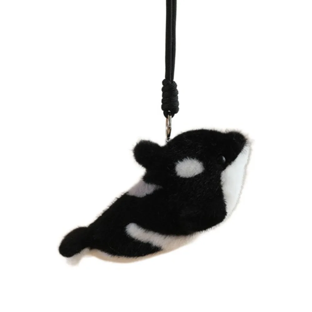 

Ocean Animal Dolphin Keychain Backpack Charms Soft Stuffed Animal Keychain Funny Bag Pendant Key Rings Festival Party Decor