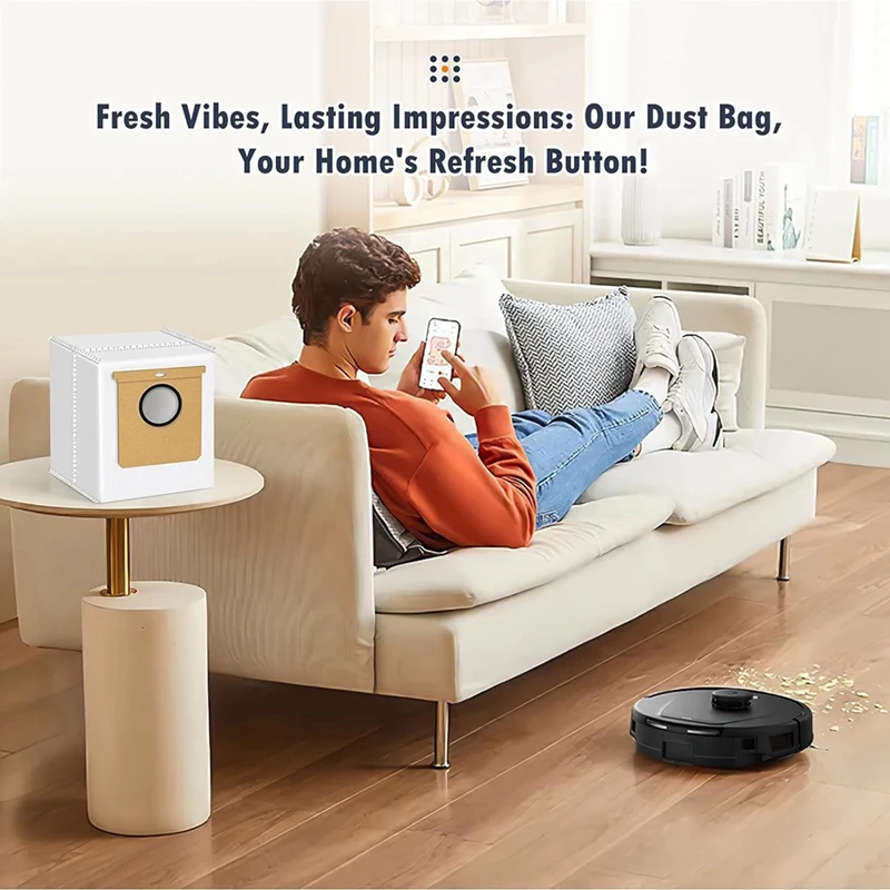 قطع غيار أكياس الغبار الفراغية ، مكنسة كهربائية ، أكياس التخلص من الأوساخ ، Eufy L50 ، L60 الهجينة ، محطة فارغة ذاتية ، 16 عبوة