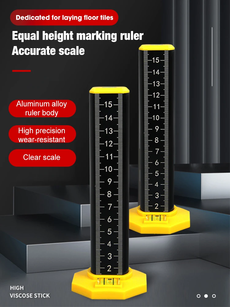 Light Steel Keel Leveling Artifact Ceiling Leveling Special Ruler Equal Height Ruler Gradienter Stick Wall Lay Floor Tiles Tool